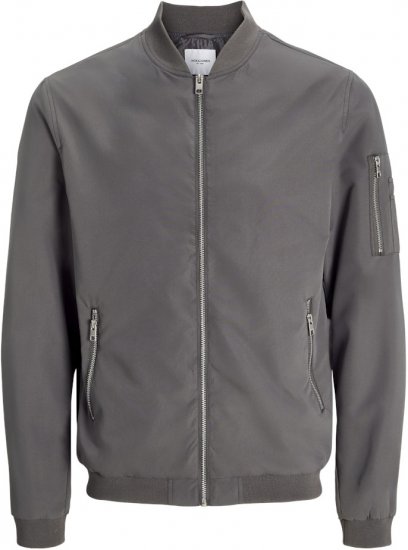 Jack & Jones RUSH Bomber Jacket Grey - Geci - Geci Bărbați Mărimi Mari