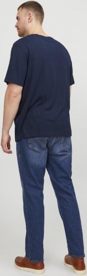 Jack & Jones CORP Logo T-Shirt Navy Blazer - Tricouri - Tricouri Bărbați Mărimi Mari