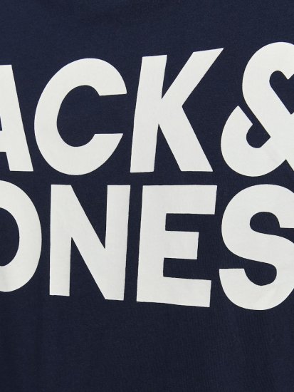 Jack & Jones CORP Logo T-Shirt Navy Blazer - Tricouri - Tricouri Bărbați Mărimi Mari