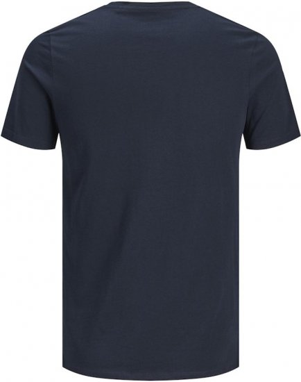 Jack & Jones CORP Logo T-Shirt Navy Blazer - Tricouri - Tricouri Bărbați Mărimi Mari