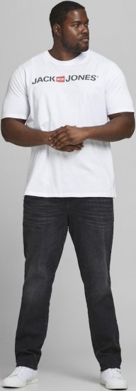 Jack & Jones JJECORP LOGO T-Shirt White - Tricouri - Tricouri Bărbați Mărimi Mari