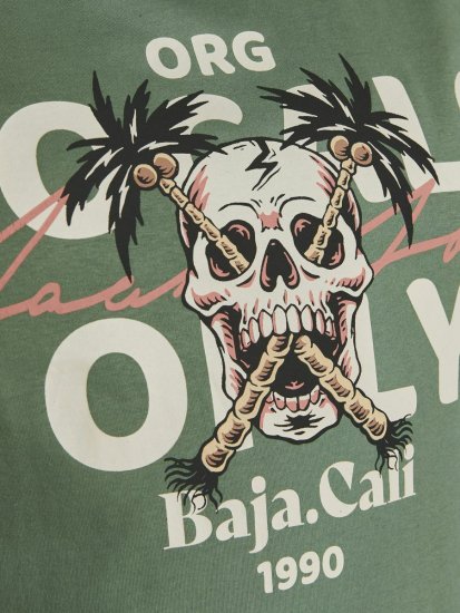 Jack & Jones Summerskull T-Shirt Sea Spray - Tricouri - Tricouri Bărbați Mărimi Mari