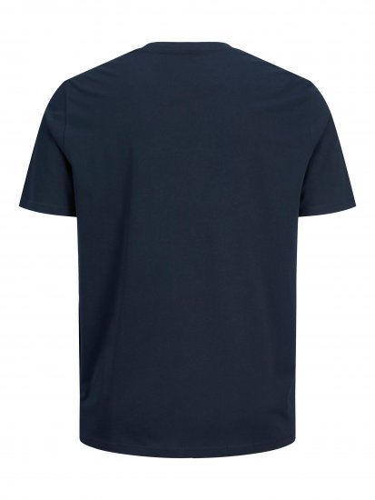 Jack & Jones JJELOGO TEE Navy - Tricouri - Tricouri Bărbați Mărimi Mari