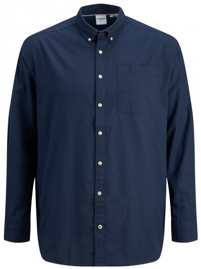 Jack & Jones OXFORD LS Shirt Navy Blazer - Cămăși - Cămăși Bărbați Mărimi Mari