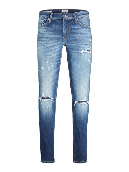 Jack & Jones JJIGLENN JJSEAL Blue Denim Jeans - Blugi & pantaloni - Blugi & Pantaloni Bărbați Mărimi Mari