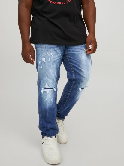 Jack & Jones JJIGLENN JJSEAL Blue Denim Jeans - Blugi & pantaloni - Blugi & Pantaloni Bărbați Mărimi Mari