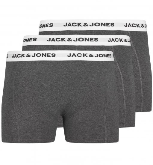 Jack & Jones JACBASIC Boxers 3-pack Grey - Lenjerie intimă & costum baie - Lenjerie Intimă Bărbați Mărimi Mari