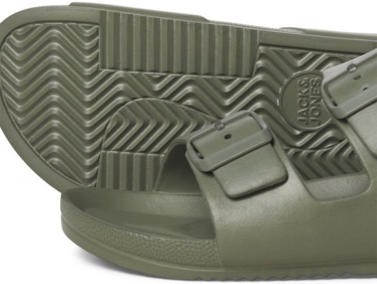 Jack & Jones Croxton Moulded Sandals Khaki - Bărbați pantofi 40-52 - 