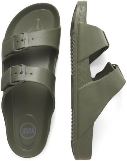 Jack & Jones Croxton Moulded Sandals Khaki - Bărbați pantofi 40-52 - 