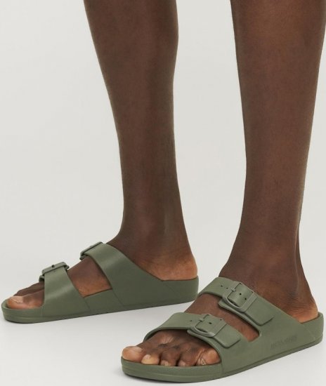 Jack & Jones Croxton Moulded Sandals Khaki - Bărbați pantofi 40-52 - 