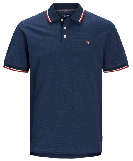Jack & Jones JPRWINBLU Poloshirt Navy Blazer - Tricouri polo - Tricouri Polo Bărbați Mărimi Mari