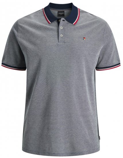 Jack & Jones JPRWINBLU Poloshirt Mood Indigo - Tricouri polo - Tricouri Polo Bărbați Mărimi Mari