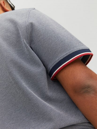 Jack & Jones JPRWINBLU Poloshirt Mood Indigo - Tricouri polo - Tricouri Polo Bărbați Mărimi Mari