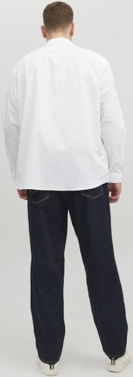 Jack & Jones CARDIFF Dress Shirt White - Cămăși - Cămăși Bărbați Mărimi Mari