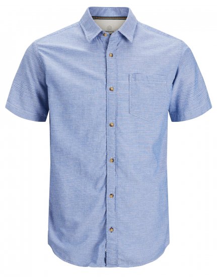 Jack & Jones JORABEL Casual Shirt Ensign Blue - Cămăși - Cămăși Bărbați Mărimi Mari