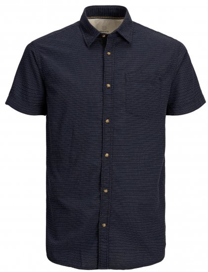 Jack & Jones JORABEL Casual Shirt Navy - Cămăși - Cămăși Bărbați Mărimi Mari