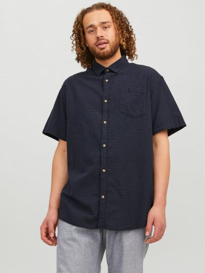 Jack & Jones JORABEL Casual Shirt Navy - Cămăși - Cămăși Bărbați Mărimi Mari