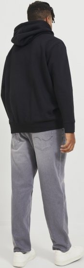 Jack & Jones ESTERBRO Zip Hoodie Black - Pulovere & hanorace - Pulovere & Hanorace Bărbați Mărimi Mari