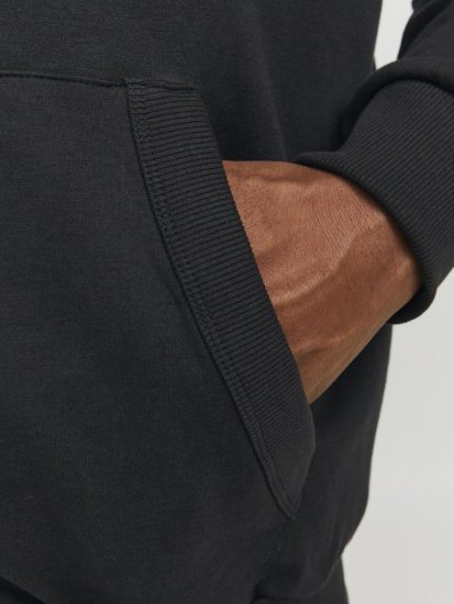 Jack & Jones PAULOS Turtleneck Zip Sweatshirt Black - Pulovere & hanorace - Pulovere & Hanorace Bărbați Mărimi Mari