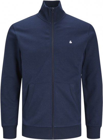 Jack & Jones PAULOS Turtleneck Zip Sweatshirt Navy Blazer - Pulovere & hanorace - Pulovere & Hanorace Bărbați Mărimi Mari