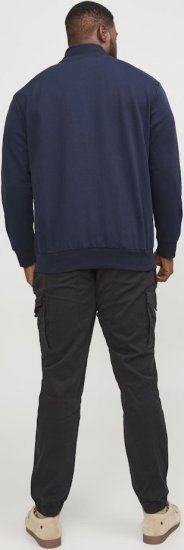Jack & Jones PAULOS Turtleneck Zip Sweatshirt Navy Blazer - Pulovere & hanorace - Pulovere & Hanorace Bărbați Mărimi Mari