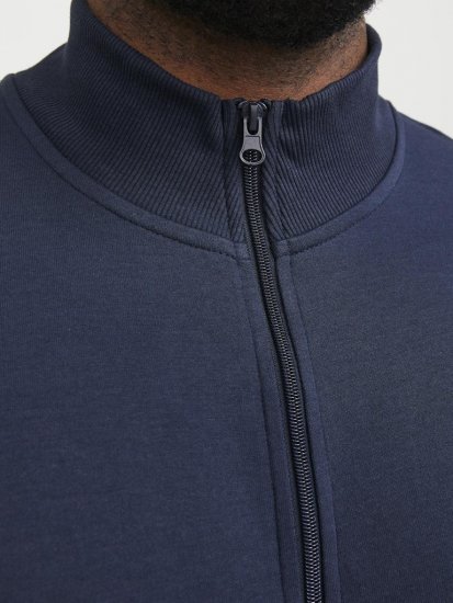 Jack & Jones PAULOS Turtleneck Zip Sweatshirt Navy Blazer - Pulovere & hanorace - Pulovere & Hanorace Bărbați Mărimi Mari