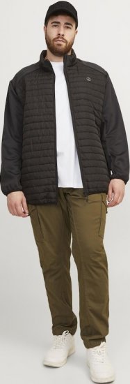 Jack & Jones PAULOS T-Shirt White - Tricouri - Tricouri Bărbați Mărimi Mari