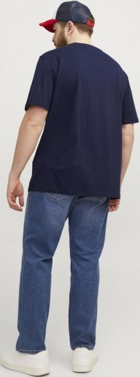 Jack & Jones PAULOS T-Shirt Navy Blazer - Tricouri - Tricouri Bărbați Mărimi Mari
