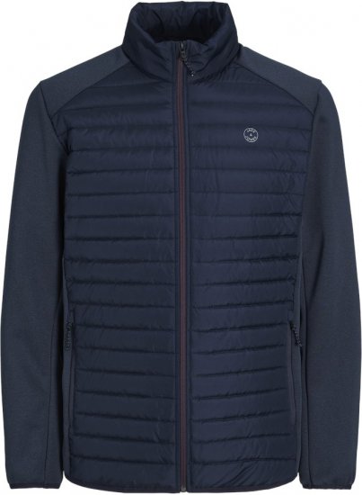 Jack & Jones MULTI SET-IN Sleeves Quilted Jacket With Collar Navy Blazer - Geci - Geci Bărbați Mărimi Mari