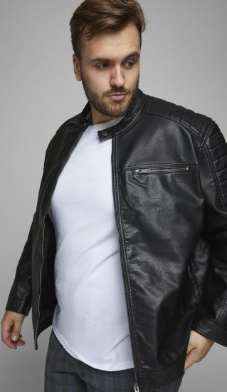 Jack & Jones ROCKY Jacket Black - Geci - Geci Bărbați Mărimi Mari