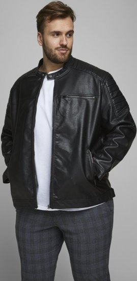 Jack & Jones ROCKY Jacket Black - Geci - Geci Bărbați Mărimi Mari