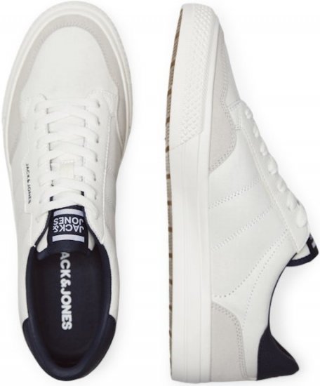Jack & Jones Morden Combo Sneakers White/Navy - Bărbați pantofi 40-52 - 