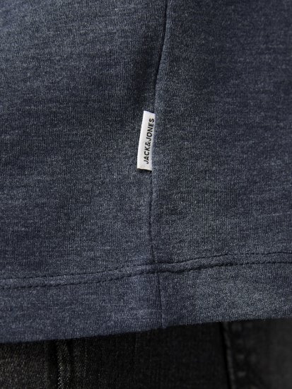 Jack & Jones ORGANIC T-Shirt Navy Blazer/Melange - Tricouri - Tricouri Bărbați Mărimi Mari