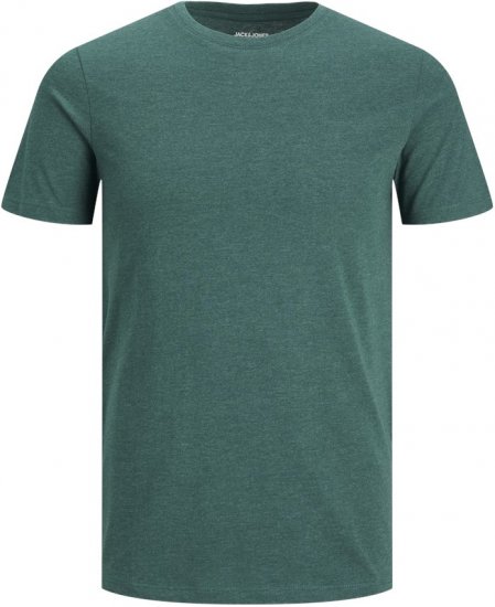 Jack & Jones ORGANIC T-Shirt Green/Melange - Tricouri - Tricouri Bărbați Mărimi Mari