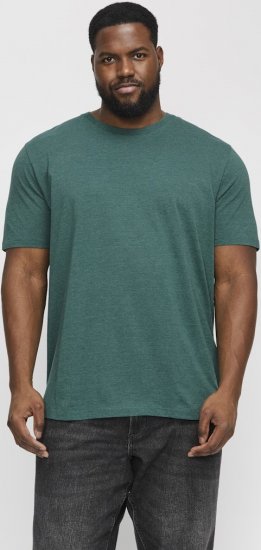 Jack & Jones ORGANIC T-Shirt Green/Melange - Tricouri - Tricouri Bărbați Mărimi Mari