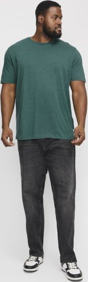 Jack & Jones ORGANIC T-Shirt Green/Melange - Tricouri - Tricouri Bărbați Mărimi Mari