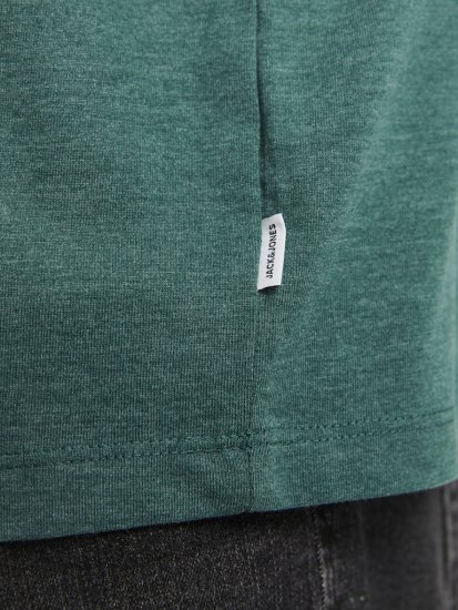 Jack & Jones ORGANIC T-Shirt Green/Melange - Tricouri - Tricouri Bărbați Mărimi Mari