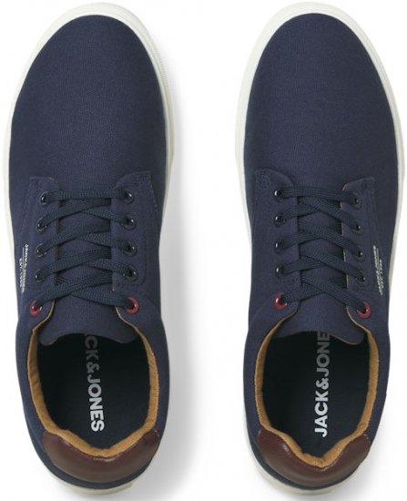 Jack & Jone Mission Canvas Sneakers Navy Blazer - Bărbați pantofi 40-52 - Pantofi bărbați mărimi mari 40-52