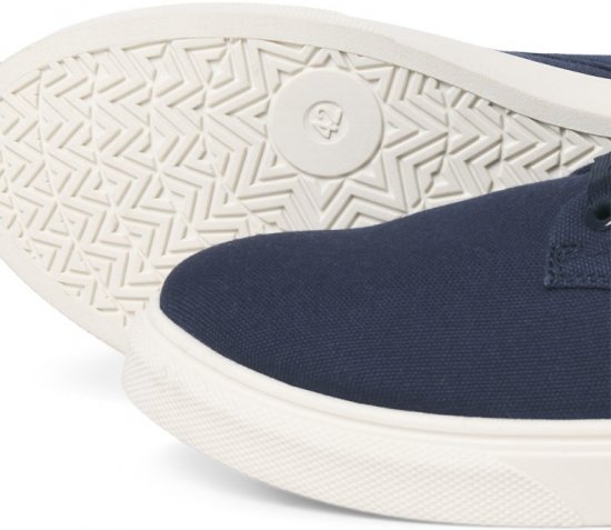 Jack & Jone Mission Canvas Sneakers Navy Blazer - Bărbați pantofi 40-52 - Pantofi bărbați mărimi mari 40-52