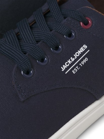 Jack & Jone Mission Canvas Sneakers Navy Blazer - Bărbați pantofi 40-52 - Pantofi bărbați mărimi mari 40-52