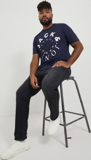 Jack & Jones GLENN FOX GE 147 Jeans Black Denim - Blugi & pantaloni - Blugi & Pantaloni Bărbați Mărimi Mari