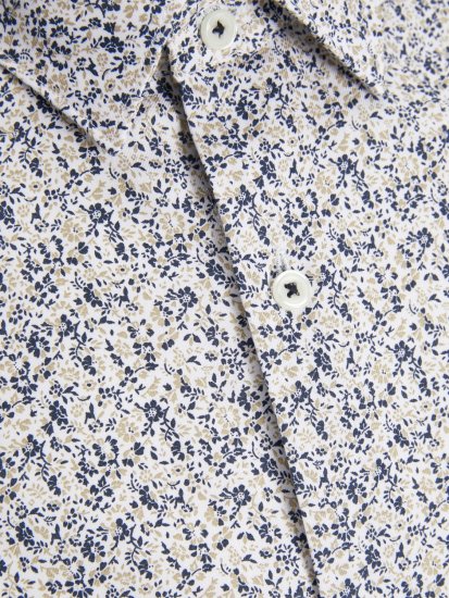 Jack & Jones JPRBLANORDIC LS Shirt White - Cămăși - Cămăși Bărbați Mărimi Mari