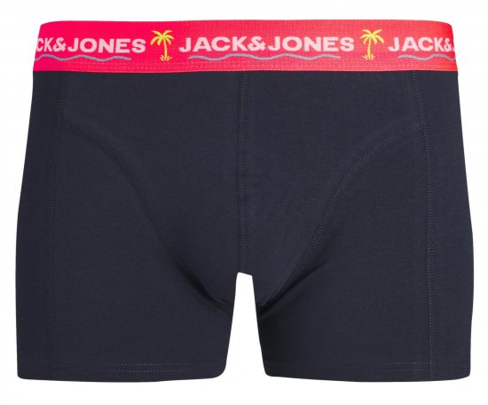 Jack & Jones JACTHOMAS Trunks 3-Pack Navy Blazer - Lenjerie intimă & costum baie - Lenjerie Intimă Bărbați Mărimi Mari