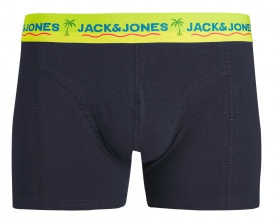 Jack & Jones JACTHOMAS Trunks 3-Pack Navy Blazer - Lenjerie intimă & costum baie - Lenjerie Intimă Bărbați Mărimi Mari