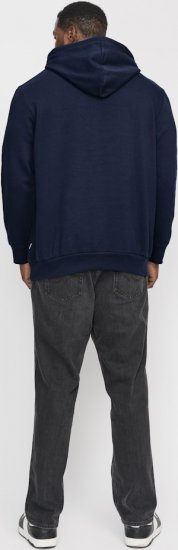 Jack & Jones CORP OLD LOGO REG FIT Hoodie Navy Blazer - Pulovere & hanorace - Pulovere & Hanorace Bărbați Mărimi Mari