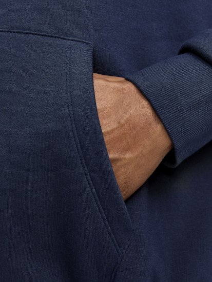Jack & Jones CORP OLD LOGO REG FIT Hoodie Navy Blazer - Pulovere & hanorace - Pulovere & Hanorace Bărbați Mărimi Mari