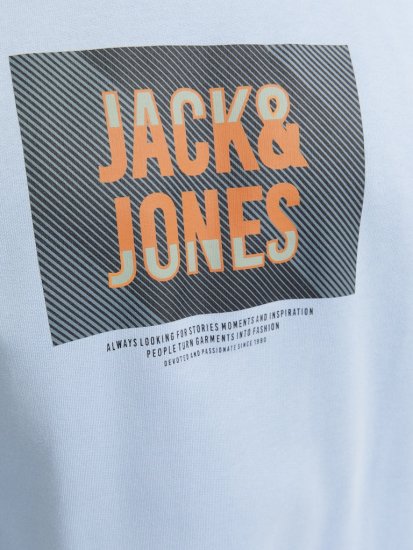 Jack & Jones HUDSON Sweatshirt Chambray Blue - Pulovere & hanorace - Pulovere & Hanorace Bărbați Mărimi Mari