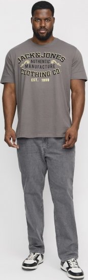 Jack & Jones GLENN ORIGINAL SQ 703 Grey Denim - Blugi & pantaloni - Blugi & Pantaloni Bărbați Mărimi Mari