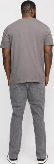 Jack & Jones GLENN ORIGINAL SQ 703 Grey Denim - Blugi & pantaloni - Blugi & Pantaloni Bărbați Mărimi Mari