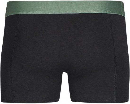 Jack & Jones Nick Bamboo Trunks 3-Pack Green/Black - Lenjerie intimă & costum baie - Lenjerie Intimă Bărbați Mărimi Mari